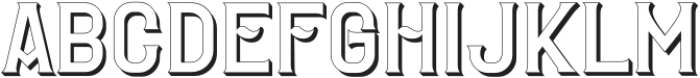 Giona Layered otf (400) Font UPPERCASE