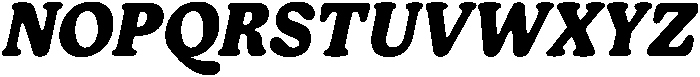 Giorgia Black Italic otf (900) Font UPPERCASE