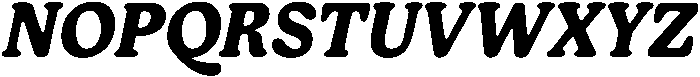 Giorgia Extrabold Italic otf (700) Font UPPERCASE