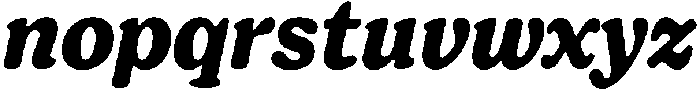 Giorgia Extrabold Italic otf (700) Font LOWERCASE