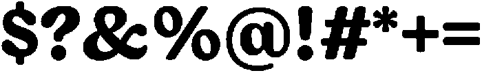 Giorgia Extrabold otf (700) Font OTHER CHARS