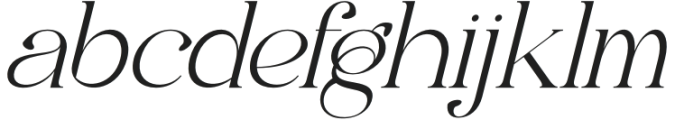 Giorthy Italic otf (400) Font LOWERCASE