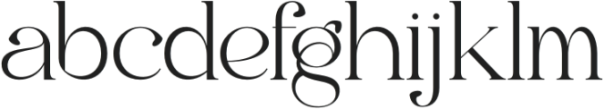 Giorthy otf (400) Font LOWERCASE