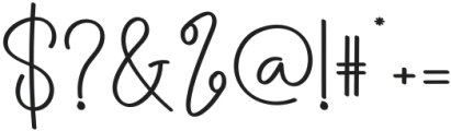 Giovany Signature Regular otf (400) Font OTHER CHARS