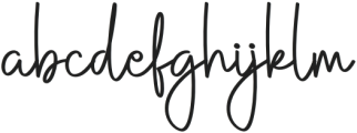 Giovany Signature Regular otf (400) Font LOWERCASE