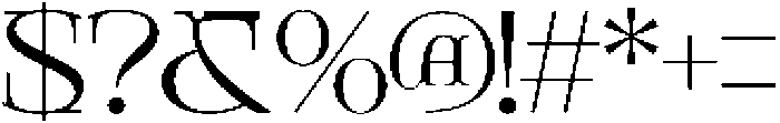Giqer otf (400) Font OTHER CHARS