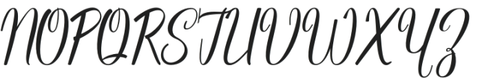 Girabella Regular otf (400) Font UPPERCASE