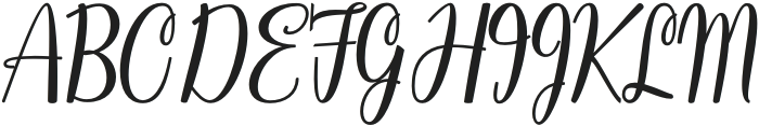 Girabella Regular otf (700) Font UPPERCASE