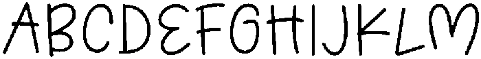 Giraffe Regular otf (400) Font UPPERCASE