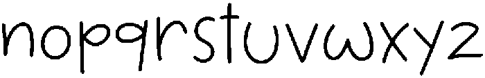 Giraffe Regular otf (400) Font LOWERCASE