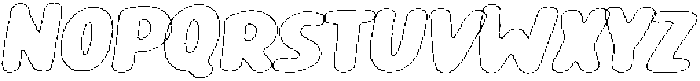 Girafity Angular Outline Italic otf (400) Font UPPERCASE