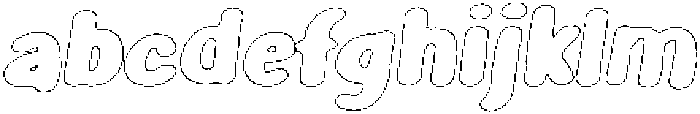 Girafity Angular Outline Italic otf (400) FONT