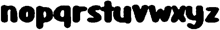 Girafity Angular otf (400) Font LOWERCASE