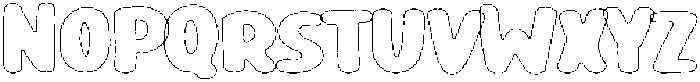 Girafity Brush Outline otf (400) Font UPPERCASE