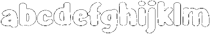 Girafity Brush Outline otf (400) FONT