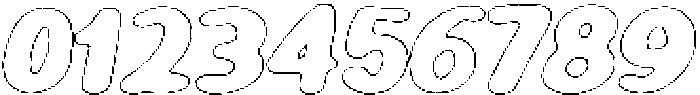 Girafity Chalk Outline Italic otf (400) Font OTHER CHARS