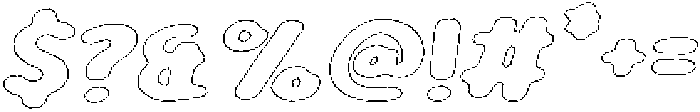 Girafity Chalk Outline Italic otf (400) Font OTHER CHARS