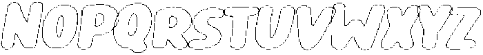 Girafity Chalk Outline Italic otf (400) Font UPPERCASE