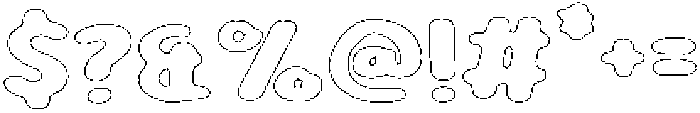 Girafity Chalk Outline otf (400) Font OTHER CHARS