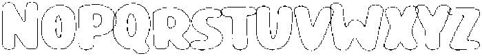 Girafity Chalk Outline otf (400) Font UPPERCASE