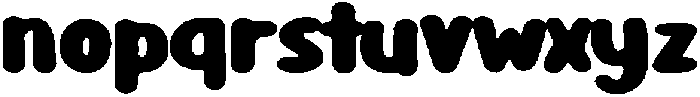 Girafity Chalk otf (400) Font LOWERCASE