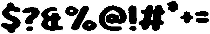 Girafity Eroded otf (400) Font OTHER CHARS