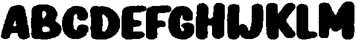 Girafity Eroded otf (400) Font UPPERCASE