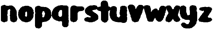 Girafity Eroded otf (400) Font LOWERCASE