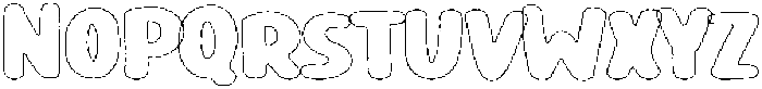 Girafity Graphite Outline otf (400) Font UPPERCASE