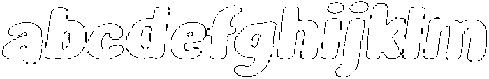 Girafity Liner Outline Italic otf (400) FONT