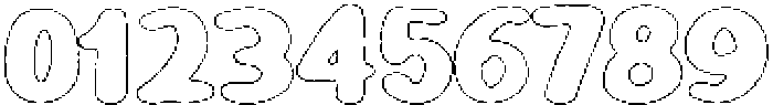 Girafity Liner Outline otf (400) Font OTHER CHARS