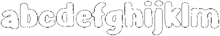 Girafity Liner Outline otf (400) FONT
