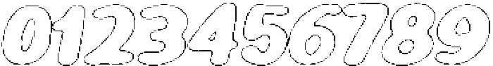 Girafity Pencil Outline Italic otf (400) Font OTHER CHARS