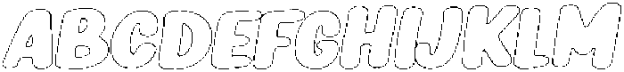 Girafity Pencil Outline Italic otf (400) Font UPPERCASE