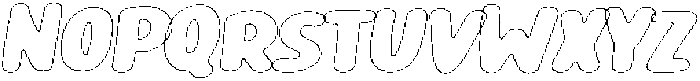 Girafity Pencil Outline Italic otf (400) Font UPPERCASE