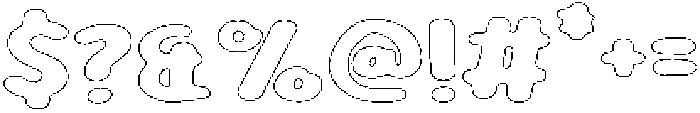 Girafity Pencil Outline otf (400) Font OTHER CHARS