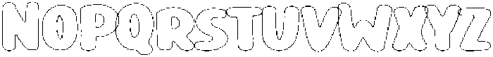 Girafity Pencil Outline otf (400) Font UPPERCASE