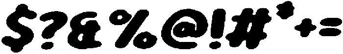 Girafity Rough Italic otf (400) Font OTHER CHARS
