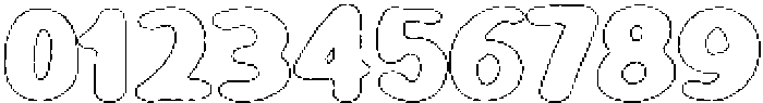 Girafity Rough Outline otf (400) Font OTHER CHARS