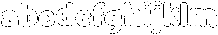 Girafity Rough Outline otf (400) FONT
