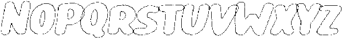 Girafity Wax Outline Italic otf (400) Font UPPERCASE