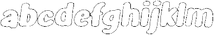 Girafity Wax Outline Italic otf (400) FONT