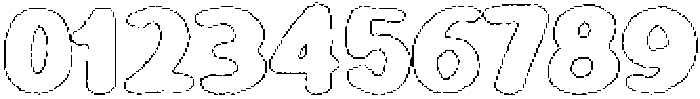 Girafity Wax Outline otf (400) Font OTHER CHARS