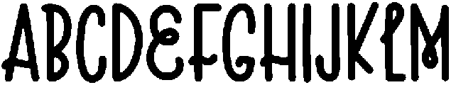 Girlfriend Regular otf (400) Font UPPERCASE