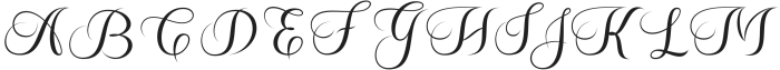 Girlie Regular otf (400) Font UPPERCASE