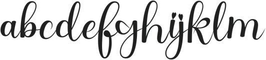 Girlie Regular ttf (400) Font LOWERCASE