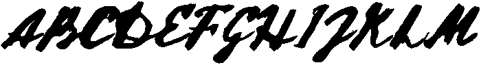 Girly Mayhem Regular otf (400) Font UPPERCASE