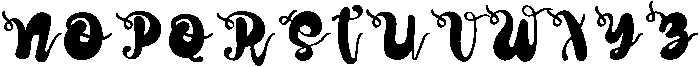 Girly Regular otf (400) Font UPPERCASE