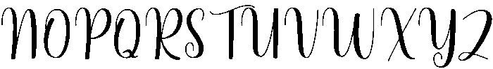Girly Regular otf (400) Font UPPERCASE