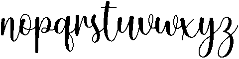 Girly Regular otf (400) Font LOWERCASE